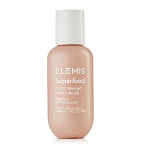 ELEMIS Superfood Glow Priming Moisturiser, Multitasking Formula Daily Moisturizer, Hydrating Primer, & Brightening Highlighter for Radiant Skin